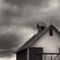 Corn Crib under an Angry September