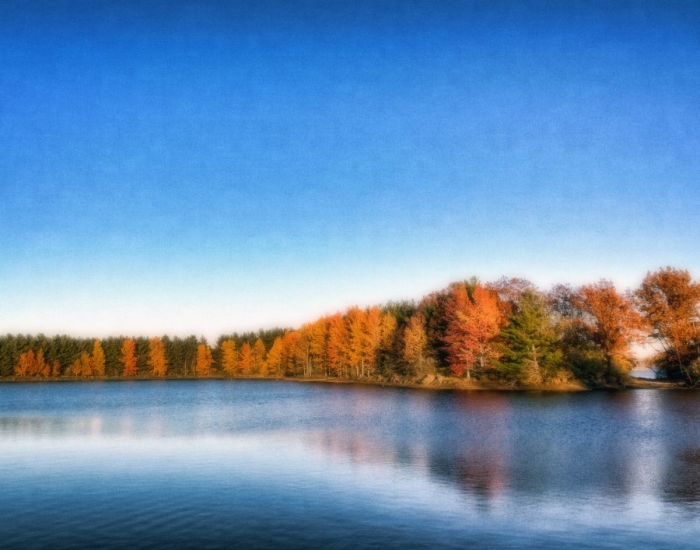 Prairie Lake Inlet in Autumn