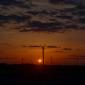 Sundown at a Prairie Windfield