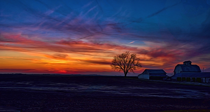 Twilight on the American Prairie