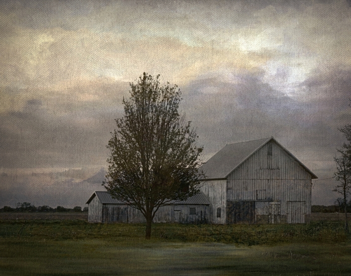 Farm Place on a Stormy Day