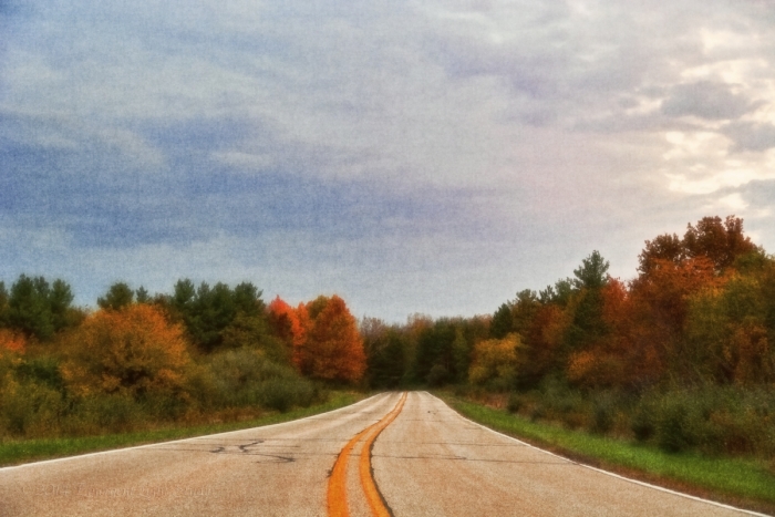 On a Rural Road in Late October