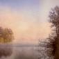 Autumn Mist on a Prairie River