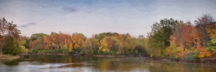 Prairie River in Autumn
