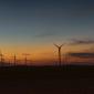 Prairie Wind Turbines at Twilight
